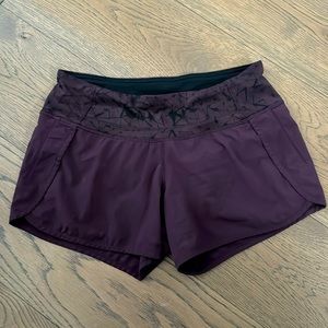 Lululemon shorts lined- size 4